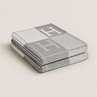 HERMES Avalon throw blanket 85%ウー15%カシミア Avalon III throw blanket | Hermès Mainland China